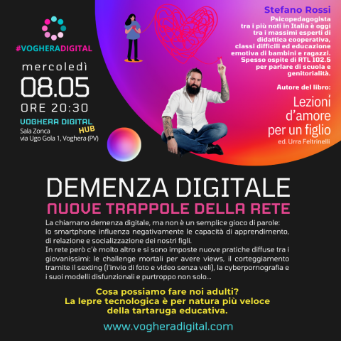 Voghera Digital ospita Stefano Rossi - Dibattito su Demenza Digitale