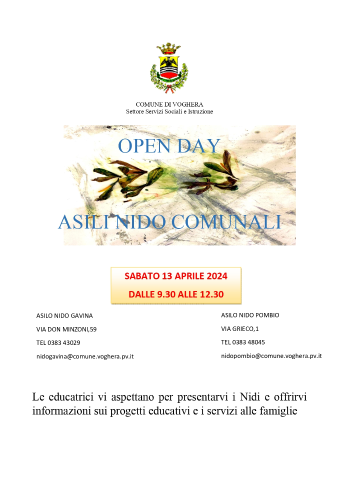 Open Day - Asili Nido Comunali