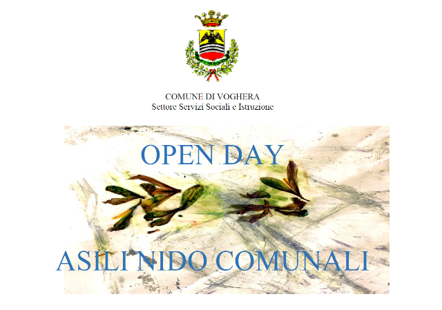 Open day asili nido comunali - sabato 13 aprile 2024