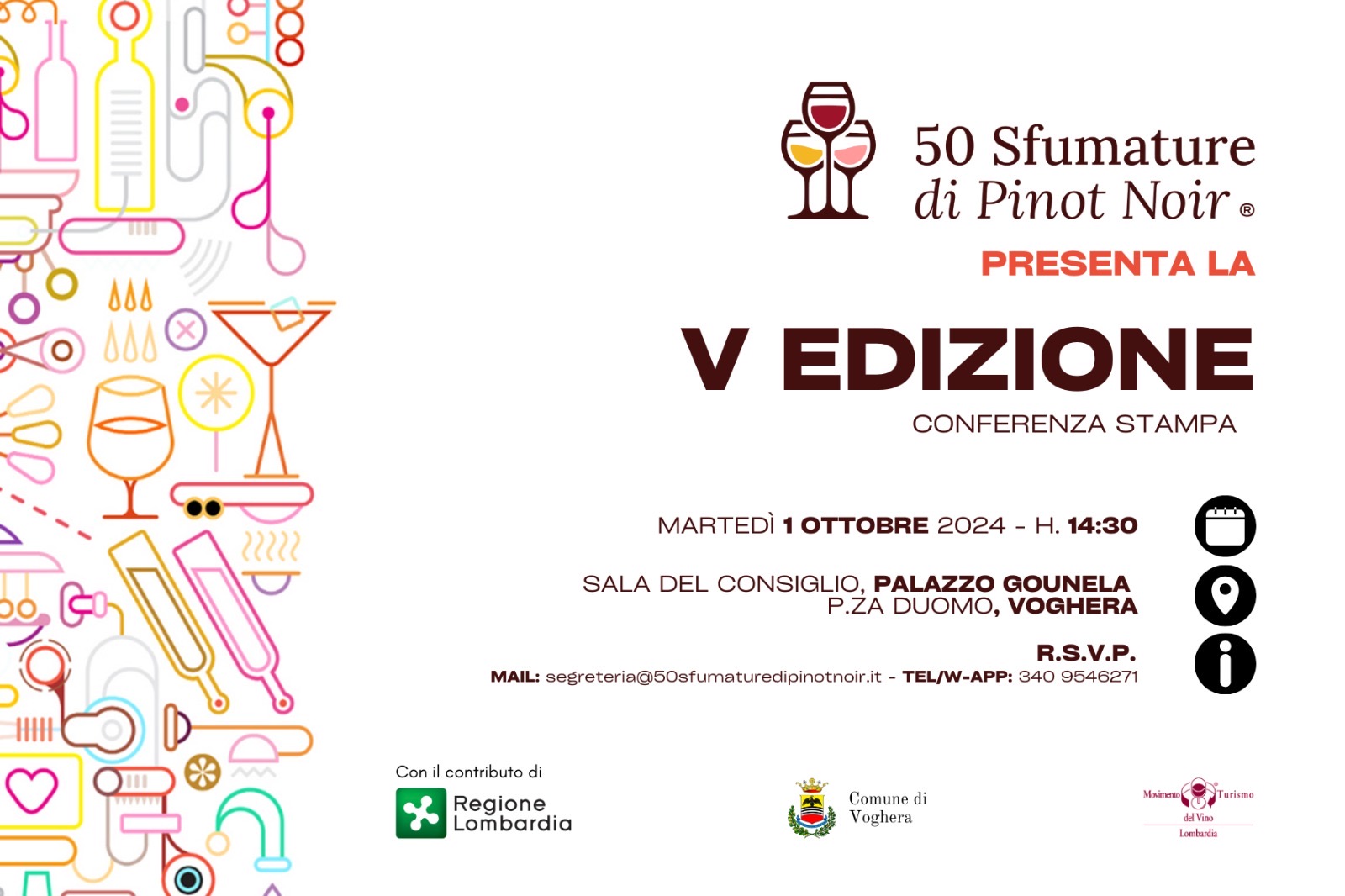 Conferenza Stampa - V° edizione "50 sfumature di Pinot Noir"