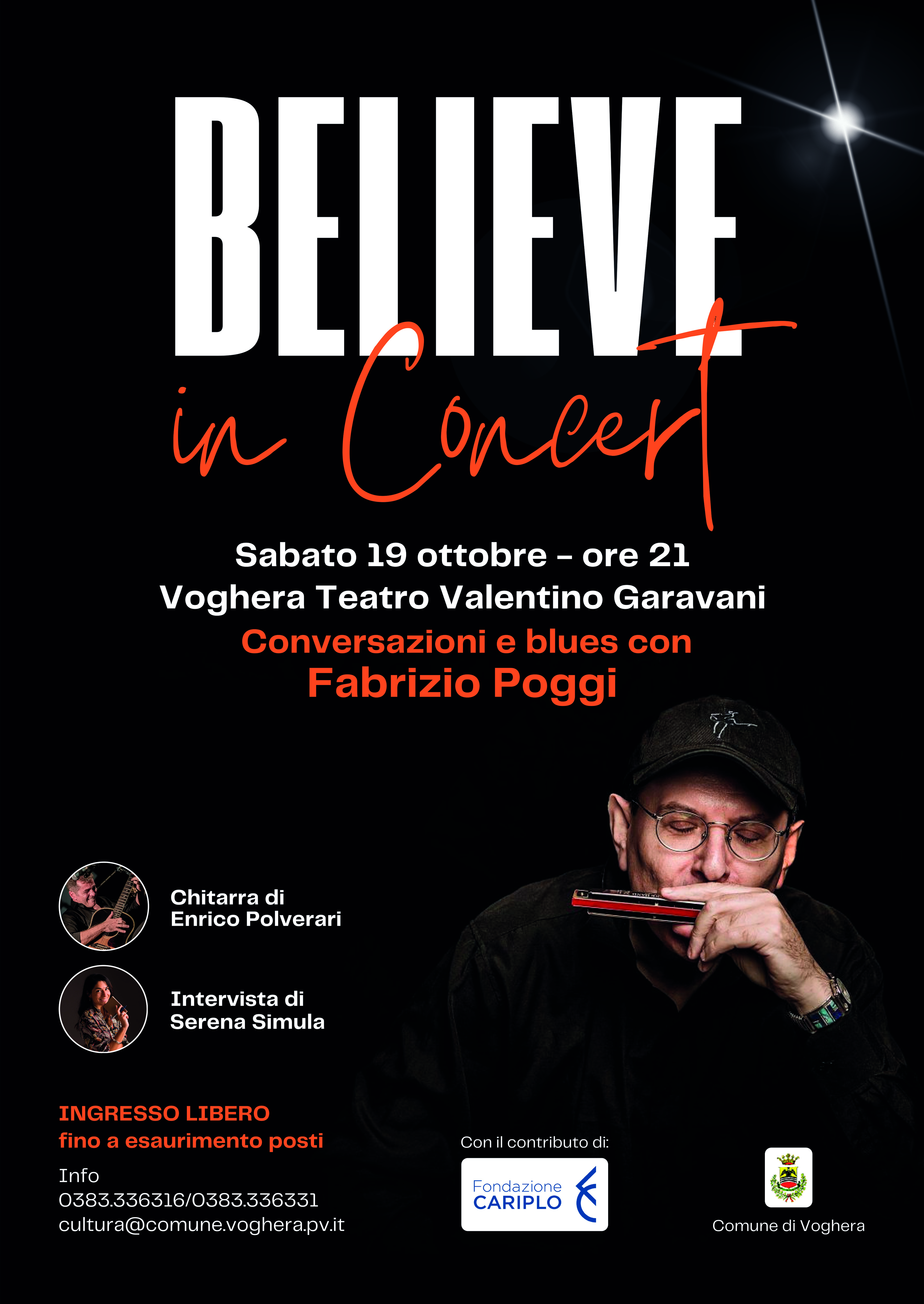 Believe in Concert - Conversazioni e blues con Fabrizio Poggi