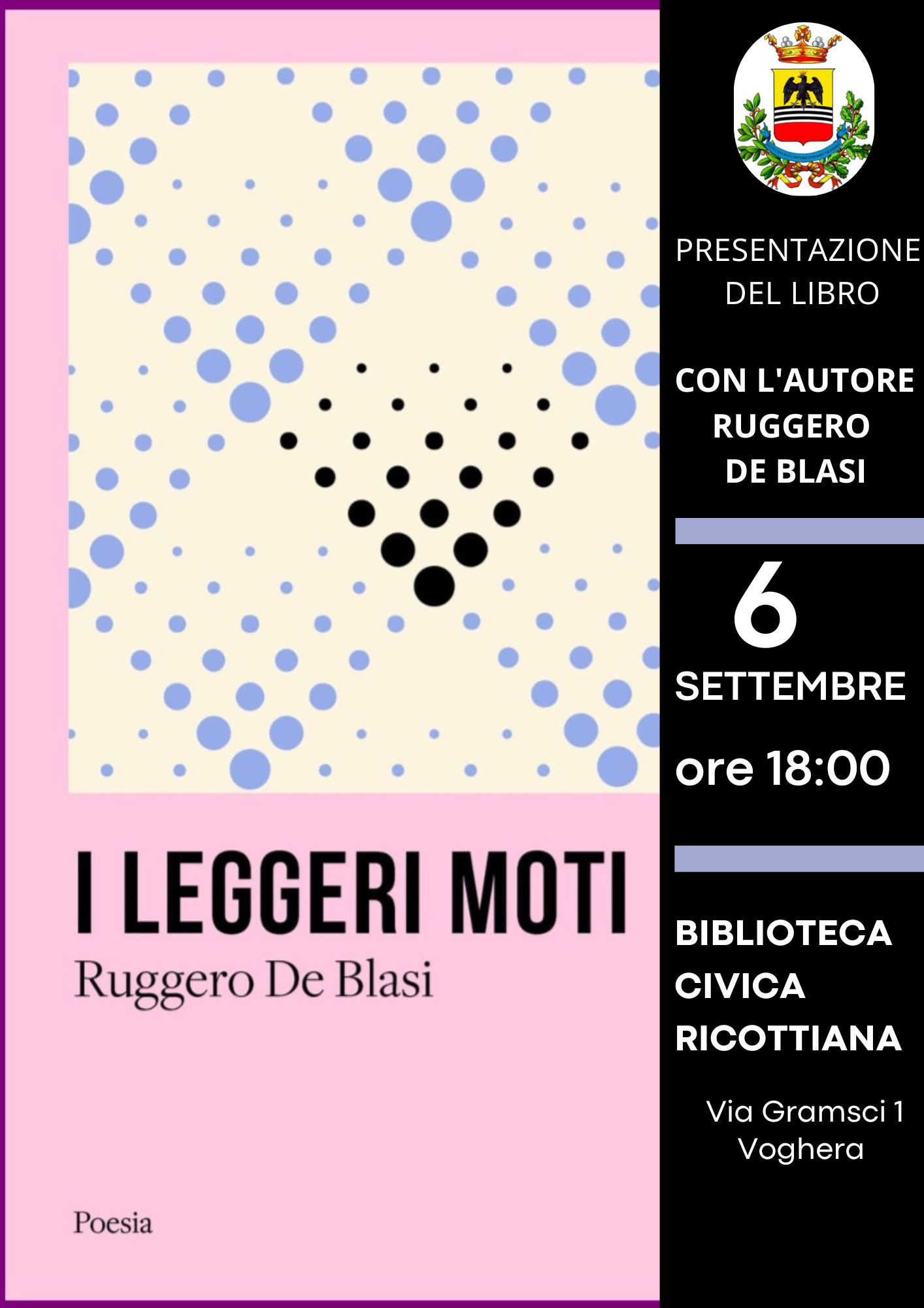 Presentazione del libro - I leggeri moti di Ruggero De Blasi